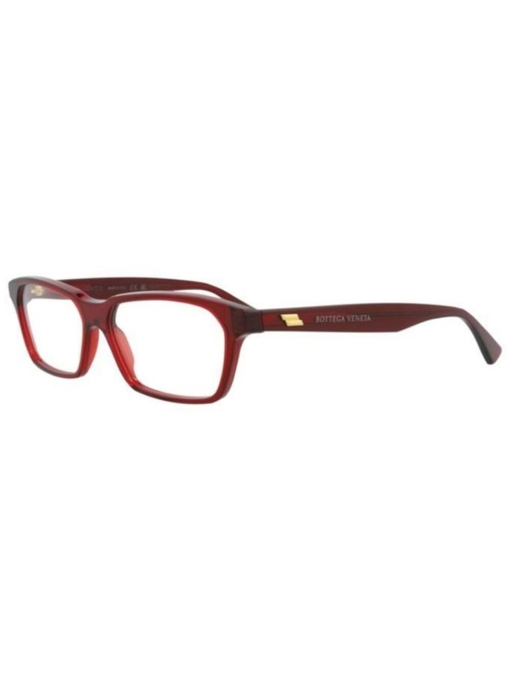 New Bottega Veneta Womens Square/Rectangle Red Red Transparent Fashion Designer